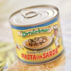 Condiment Side Dish Pasta with Sardines