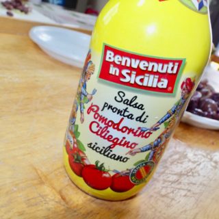 Beilage Fertige sizilianische Giliegino-Sauce