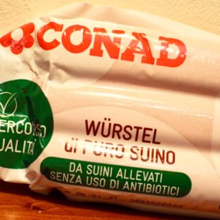 Wurstel di Puro Suino Conad (senza uso di antibiociti)