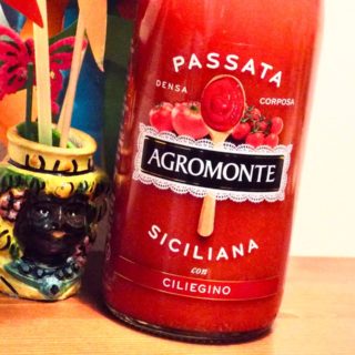 Sicilian tomato sauce and Agromonte Ciliegino