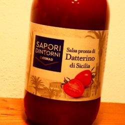 Salsa Datterino di Sicilia preparada Sabores y Entorno Conad