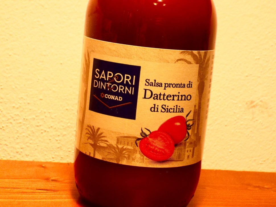 Salsa Datterino di Sicilia preparada Sabores y Entorno Conad