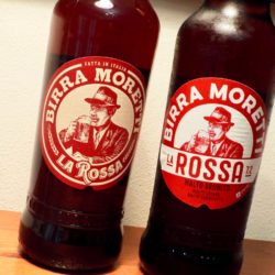 Birra La Rossa Moretti, colore brunito ed il suo gusto straordinariamente morbido e pieno con sentori di caramello e liquirizia, in perfetto equilibrio tra dolce e amaro.