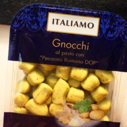 Pesto gnocchi with Pecorino Romano DOP