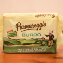 The Parmareggio Butter used the cream coming from the dairies of Modena, Parma and Reggio Emilia.