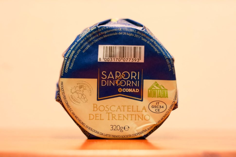 Fromage Boscatella du Trentin Saveurs et Environs Conad