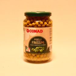 Conad Very fine peas in glass