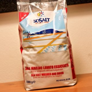 Sosalt Trapani sea salt,