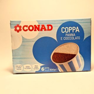 Conad Gelato Cream and chocolate cup