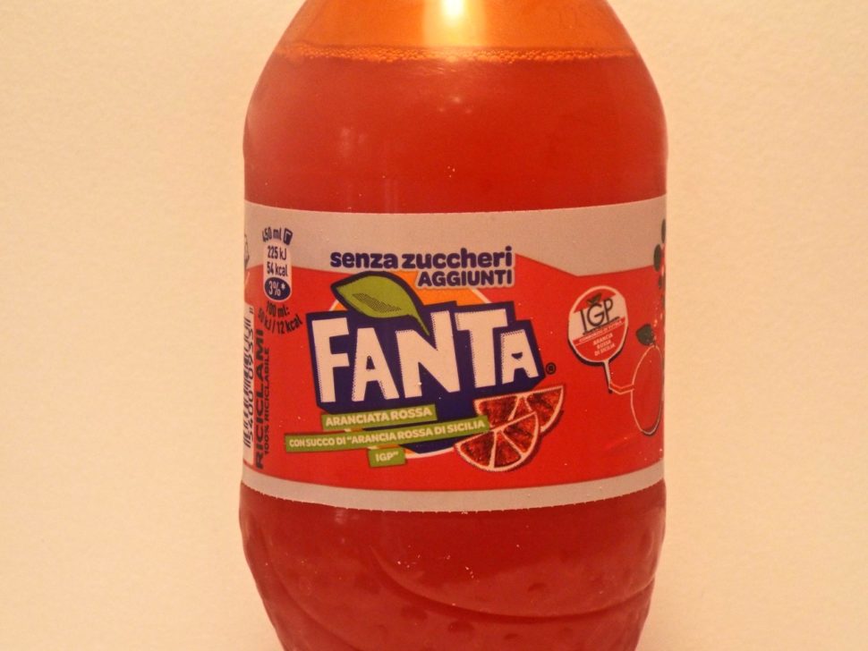 Fanta Blood Orange with Sicilian Red Orange Juice PGI