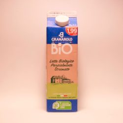 Teilentrahmte Bio-Granarolo-Milch