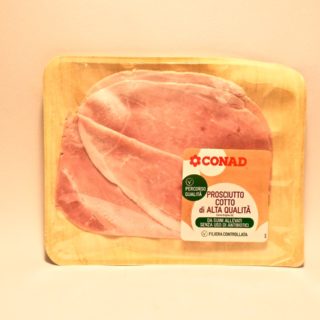 Jambon cuit Conad, à partir de sons élevés sans utilisation d'antibiotiques