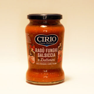 Cirio Ragù Pilze und Wurst