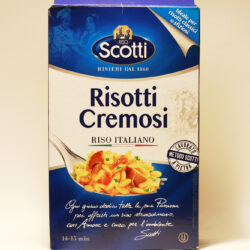 SCOTTI Creamy Risotti, ideal for classic or tasty risottos. Italian stone-worked rice.