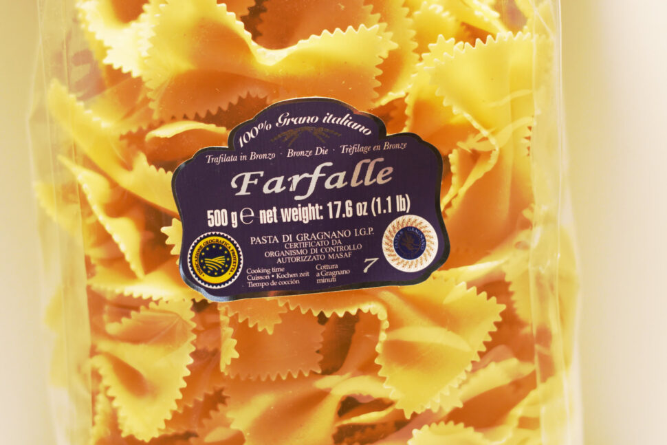 pasta farfalle vecchio pastificio gnagnano